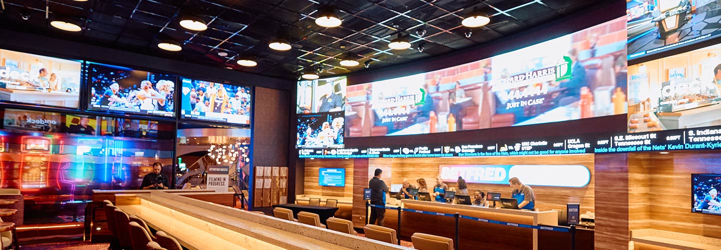 Betfred Sportsbook overview of space