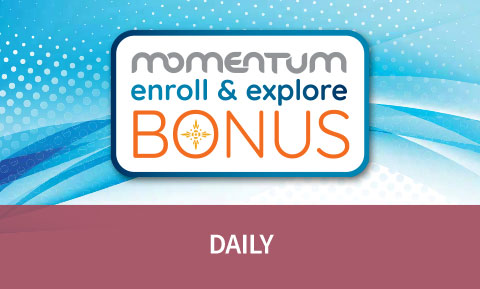 Momentum Enroll & Explore Bonus
