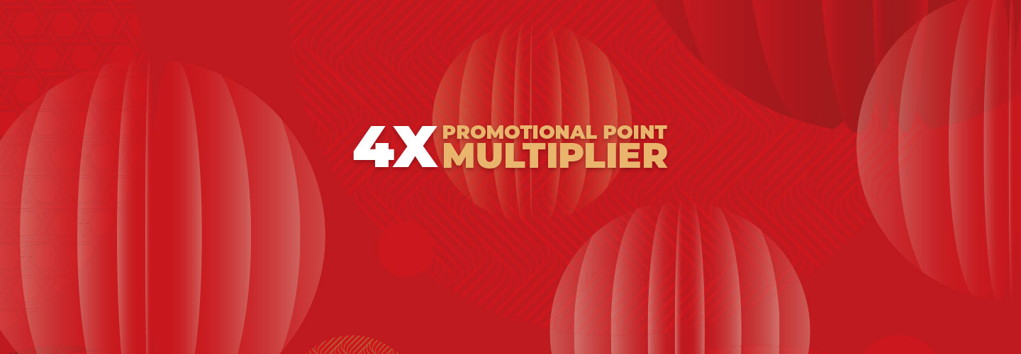 4X Promotional Point Multiplier